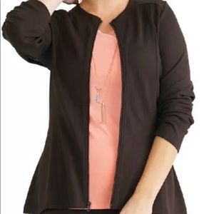 Ruby Ribbon Ponte Zip Jacket M